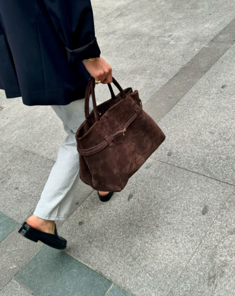 Amalia | Tasche aus Veloursleder