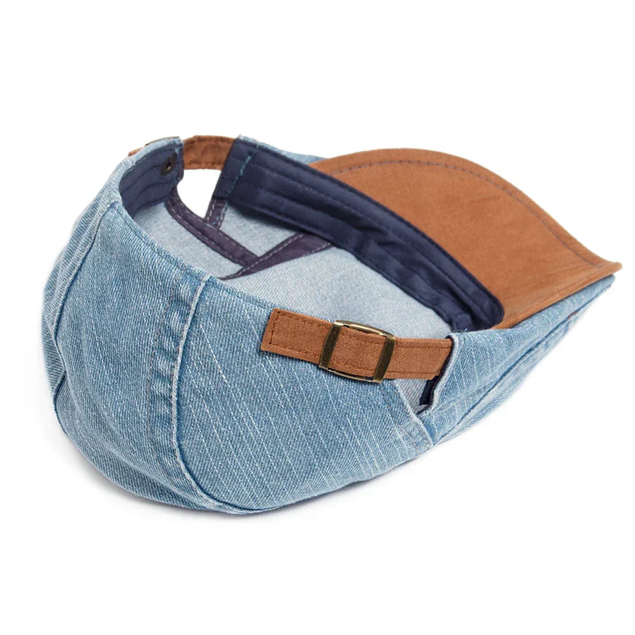 Meyer Basel™ | Premium Denim Flat Cap – Zeitlose Stil & Täglicher Komfort