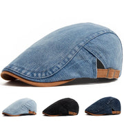 Meyer Basel™ | Premium Denim Flat Cap – Zeitlose Stil & Täglicher Komfort