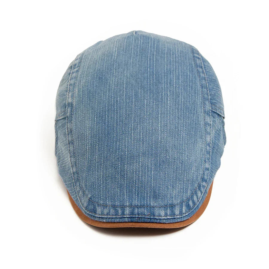 Thijs™ | Premium Denim Schirmmütze – Zeitloser Stil & Täglicher Komfort.