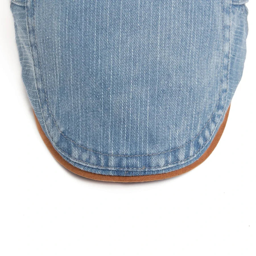 Thijs™ | Premium Denim Schirmmütze – Zeitloser Stil & Täglicher Komfort.