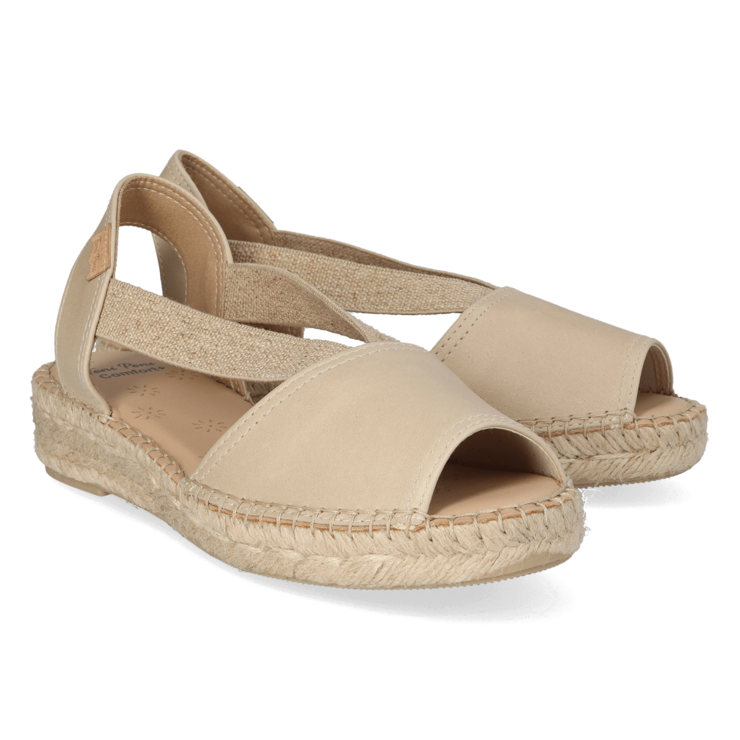 Tala Damen Espadrilles Leder Gelb
