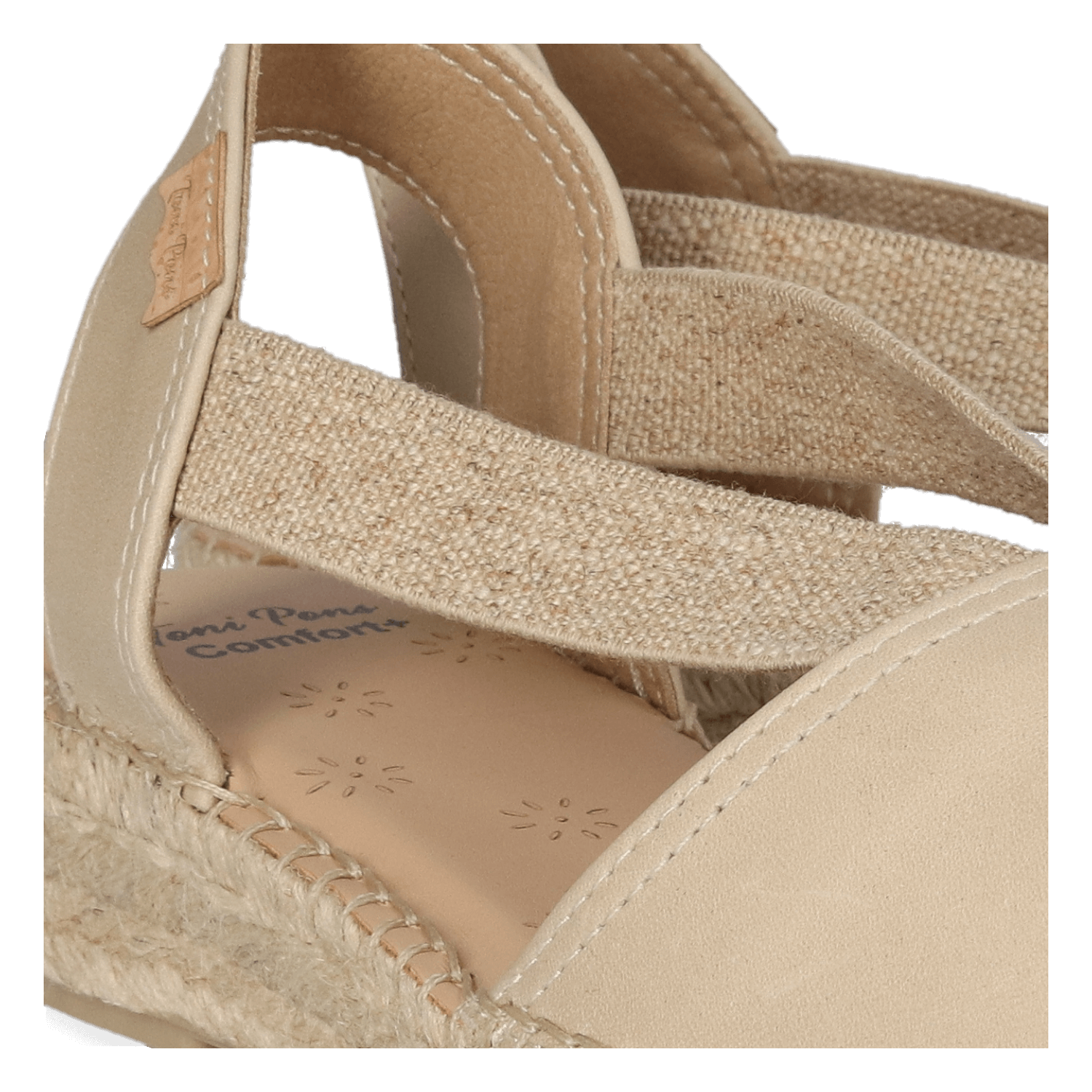 Tala Damen Espadrilles Leder Gelb
