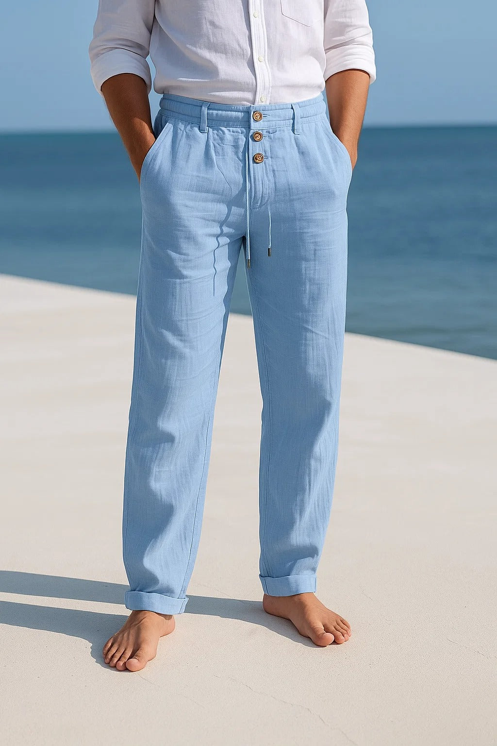 MATTEO | LEICHTE LINEN-SOMMERHOSE