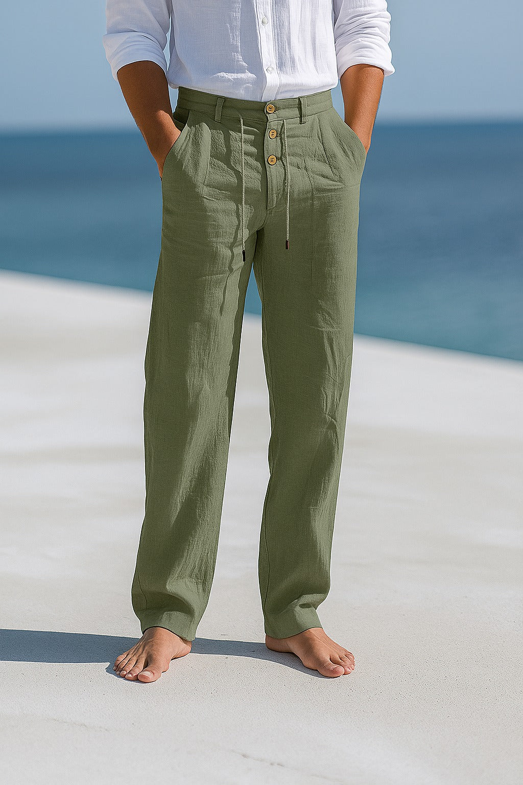 MATTEO | LEICHTE LINEN-SOMMERHOSE