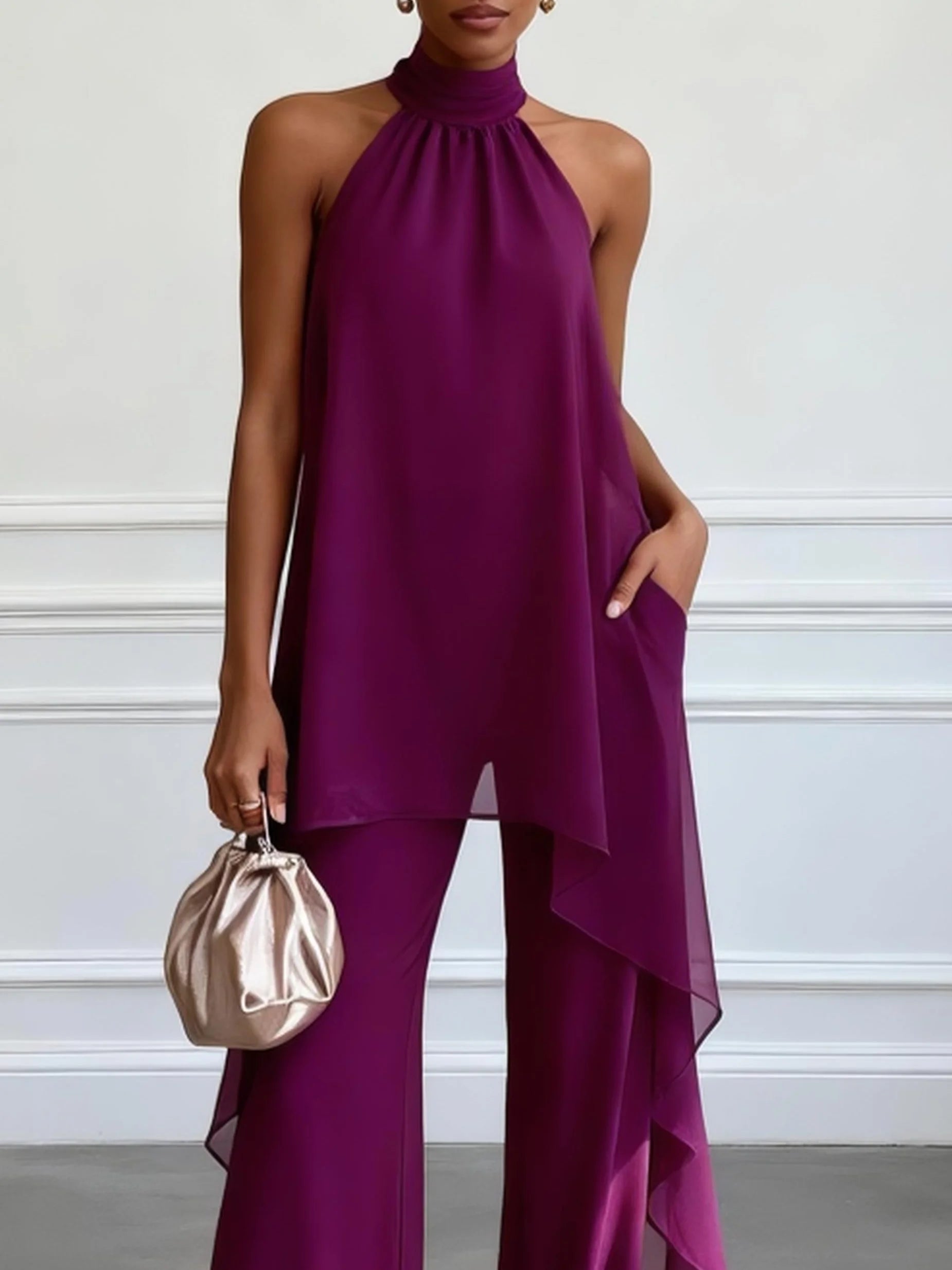 LAURA | ELEGANTES HALTER-OUTFIT FÜR FRAUEN