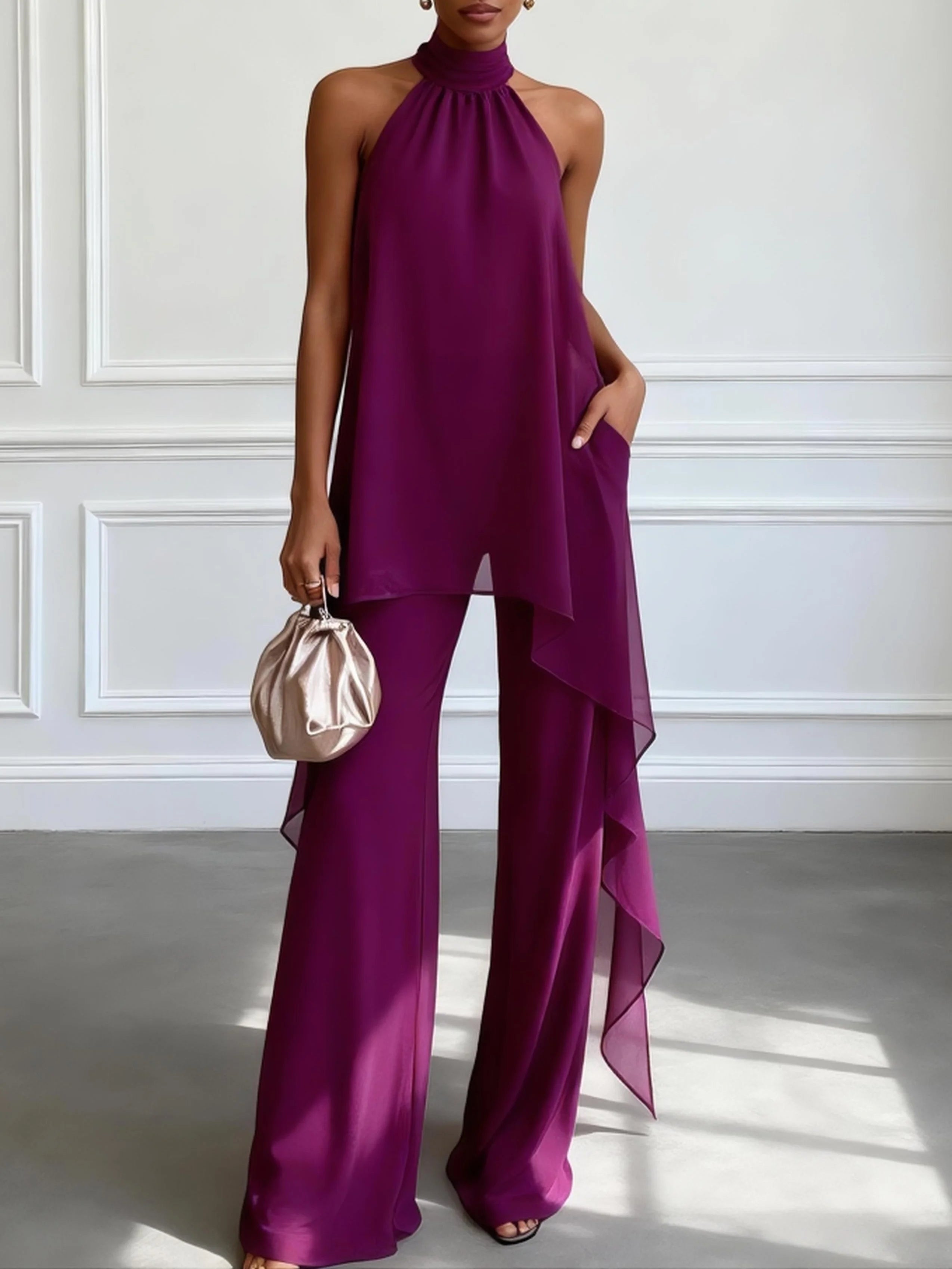 LAURA | ELEGANTES HALTER-OUTFIT FÜR FRAUEN
