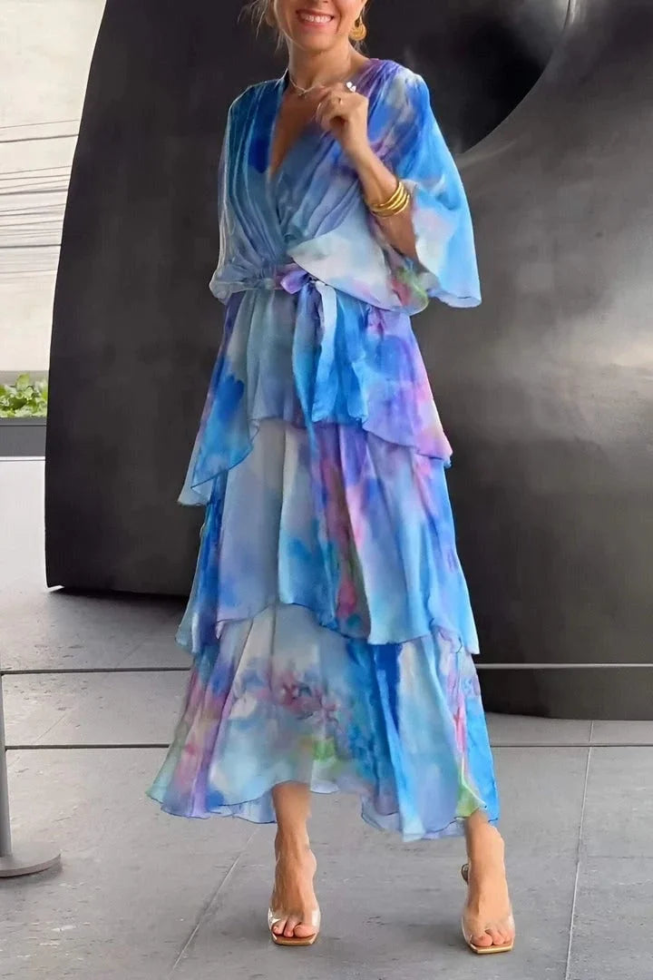 Cassia – Elegantes Chiffon-Kleid