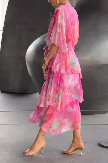 Cassia – Elegantes Chiffon-Kleid