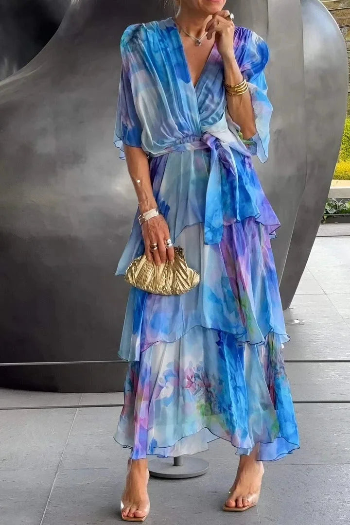 Cassia – Elegantes Chiffon-Kleid