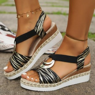 Claudia |Ergonomische Sandalen mit Keilabsatz