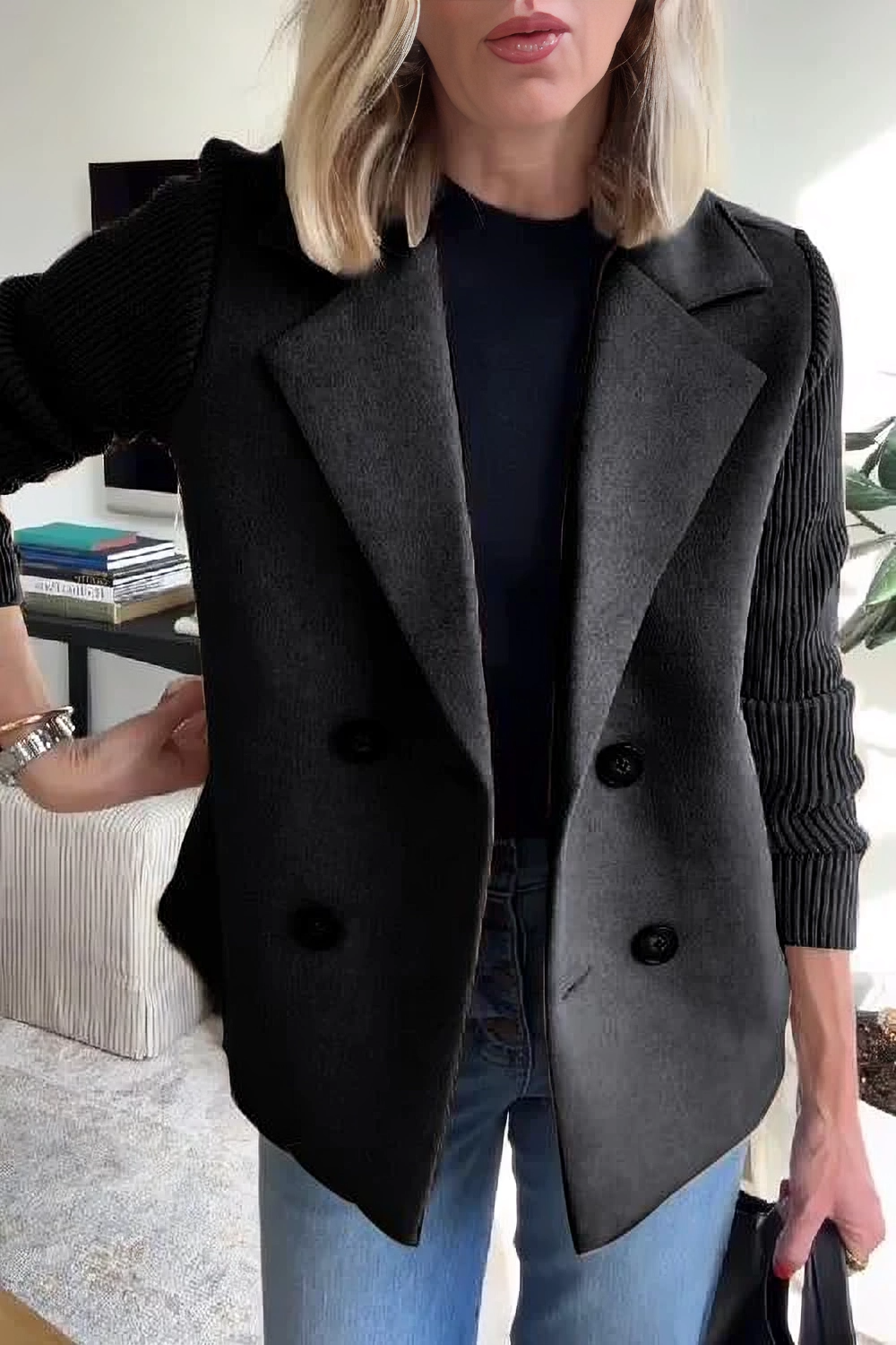 Camela™ Blazer mit Strickärmeln