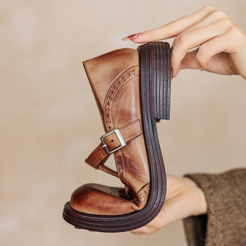 Elvara - Elegante Mary Janes aus Leder