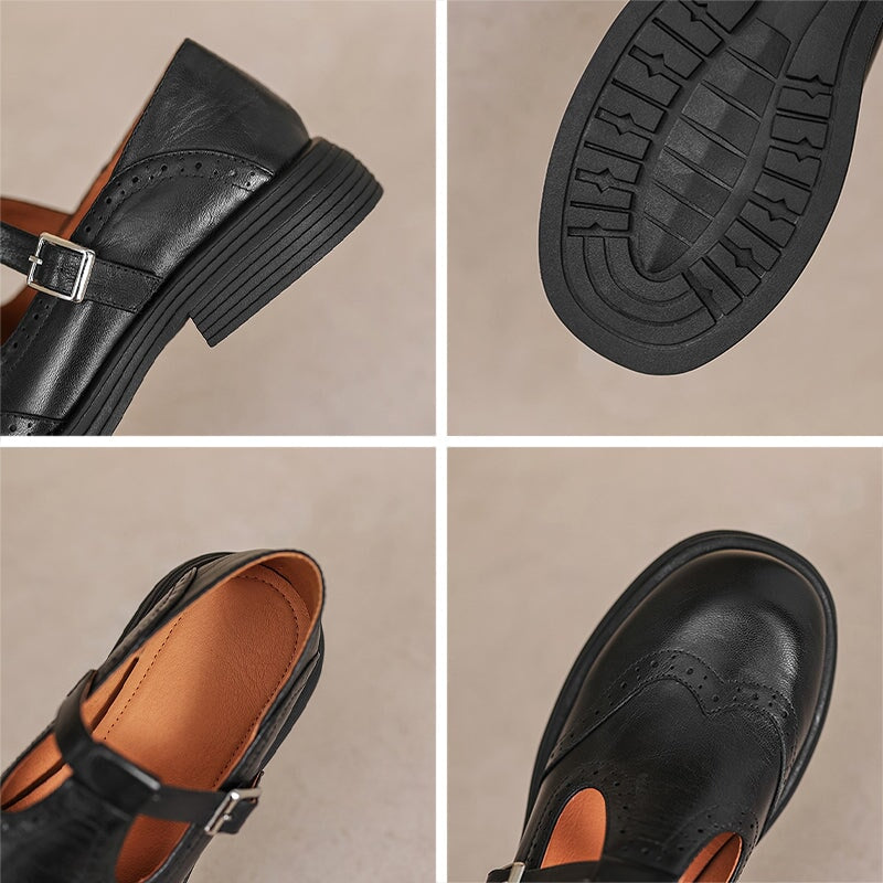 Elvara - Elegante Mary Janes aus Leder