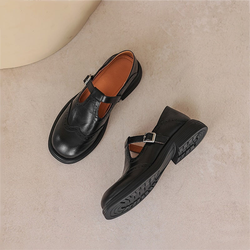 Elvara - Elegante Mary Janes aus Leder
