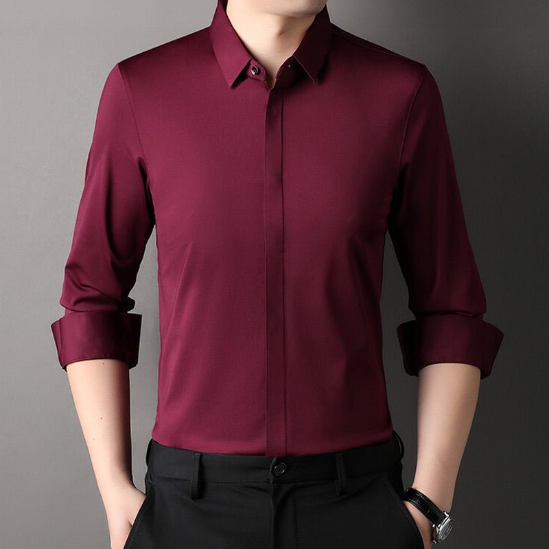 Mitchel | Knitterfreies Stretchhemd für Herren
