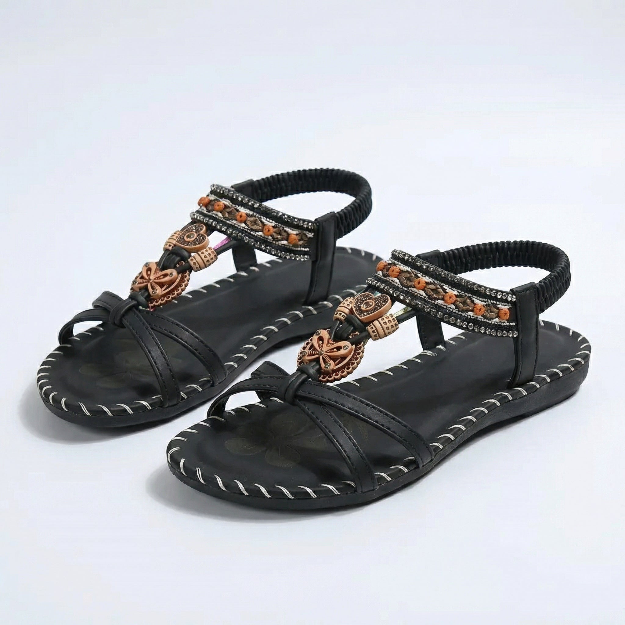 Nada | Sandalen Stil Ibiza, die Komfort und Eleganz vereinen