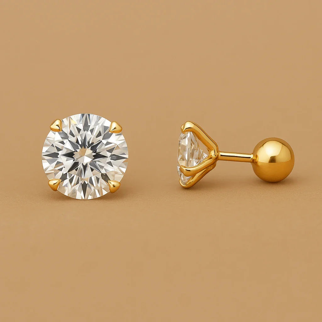 Set aus 3 Paar eleganten Ohrringen