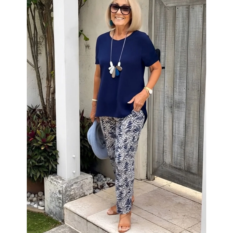 Maria – Zweiteiliges Set mit Print