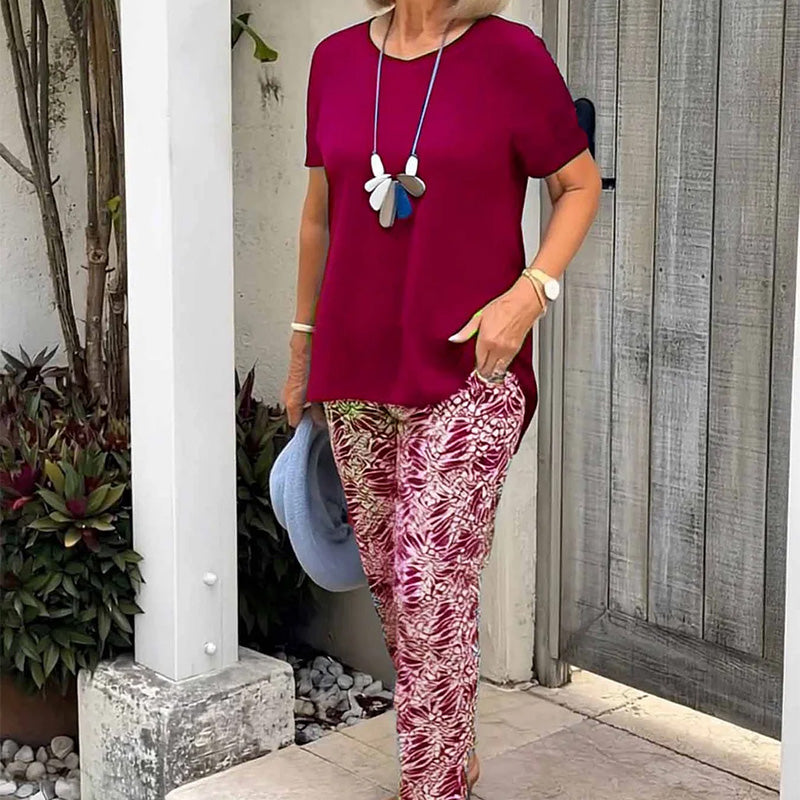 Maria – Zweiteiliges Set mit Print