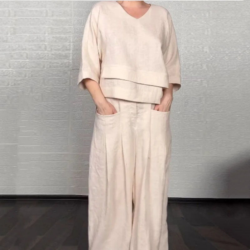 Noa | Minimalistisches, Weites Zweiteiliges Ensemble