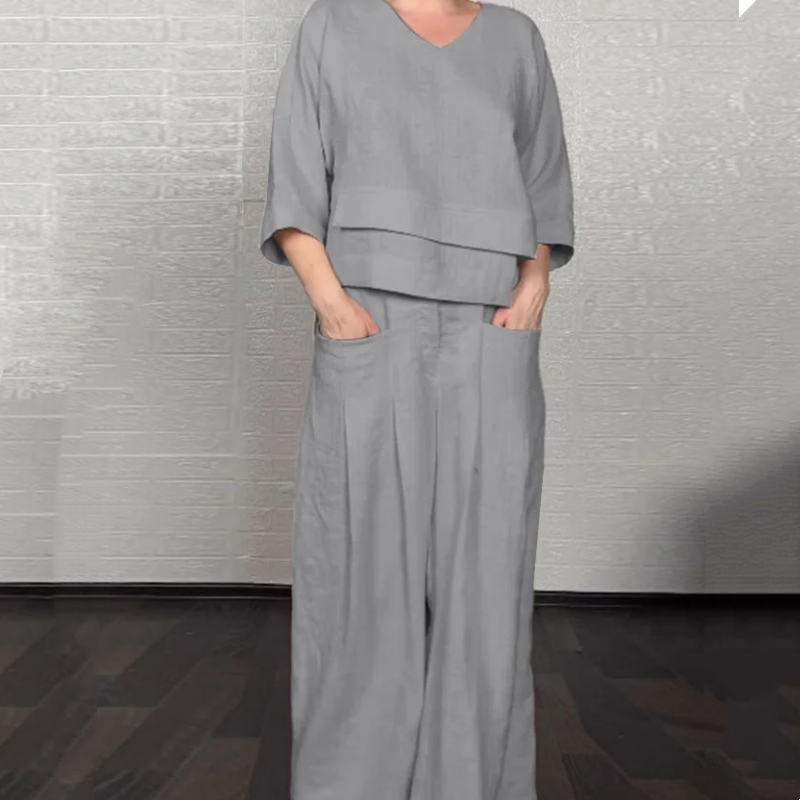 Noa | Minimalistisches, Weites Zweiteiliges Ensemble